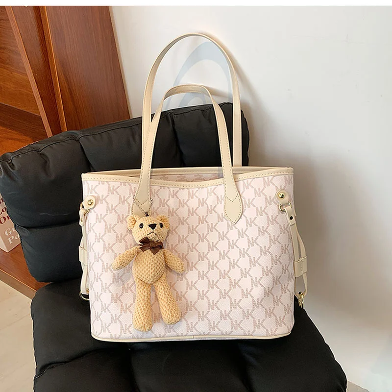 

Large Size Tote Bag Womens Fashioon Letter Printed Shoulder Bag