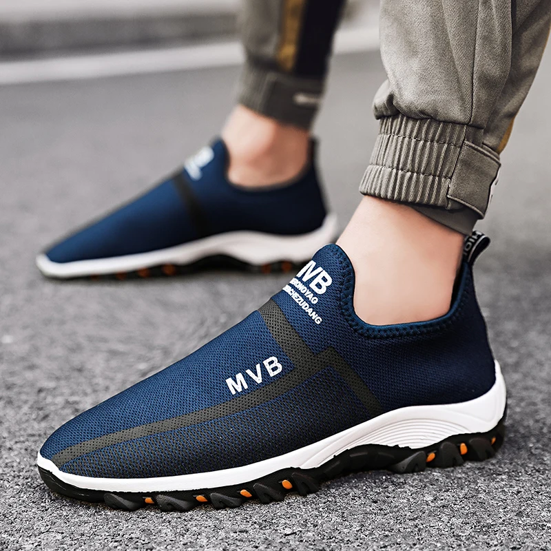 Casual Shoes for Men Lightweight Sneakers Men Casual Walking Shoes Breathable Slip on Mens Loafers Big Size Zapatillas Hombre