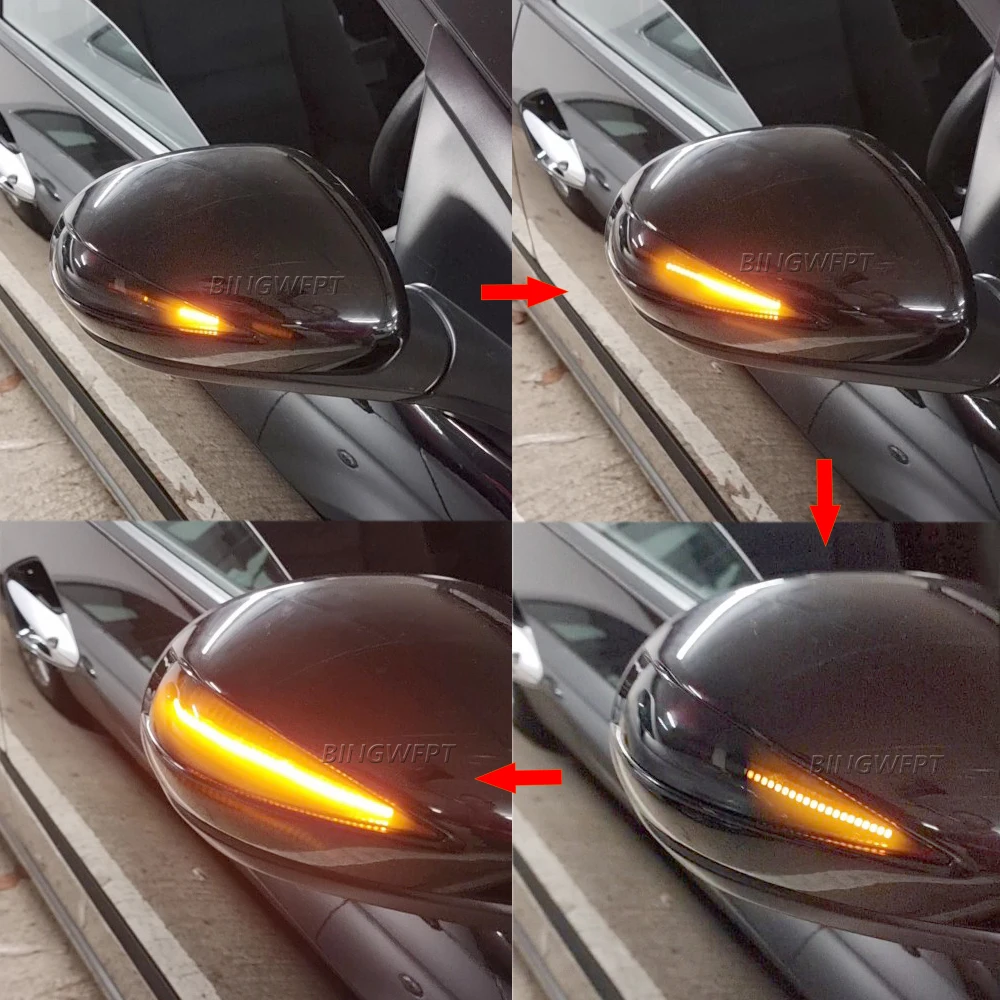 2 шт. светодиодных динамических указателей поворота для Honda Civic 2005-2011, хэтчбек 3-дверный5-дверный, Type-S, Type-R, индикаторы в зеркалах, лампы-мигалки (art.: 3920d8a7c862f) - 3920d8a7c862f
