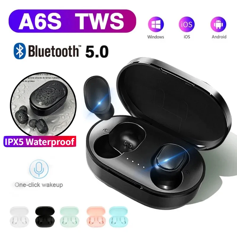 TWS-стереонаушники A6S с поддержкой Bluetooth 5 0 и сенсорным управлением