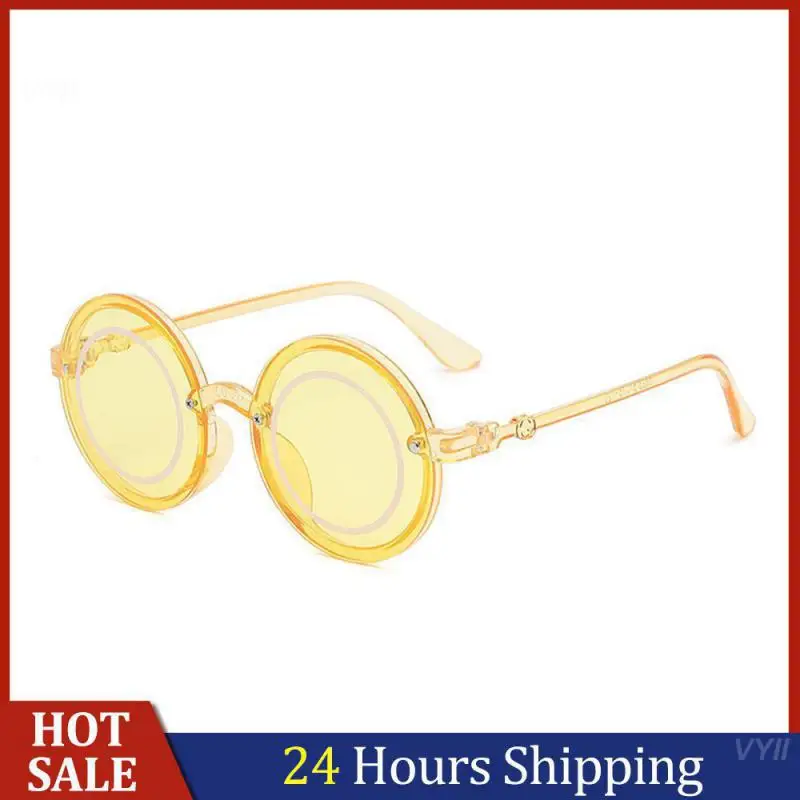 

Round Sunglasses Wear Resistant 14.5g Glasses Sunglasses Uv Protection Childrens Sunglasses Comfortable To Wear Multiple Colors