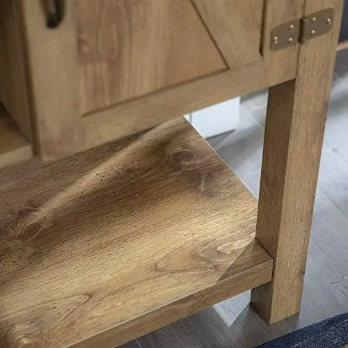 

Rustic 2 Door TV Stand for TVs up to 58 Inches, 52 Inch, Barnwood
