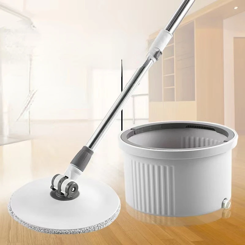 

Rotation Floor Flat Lazy Mops Bucket Decontamination Separation Microfiber Rag Water Washing Self Wring Dry Home Cleaning Tools