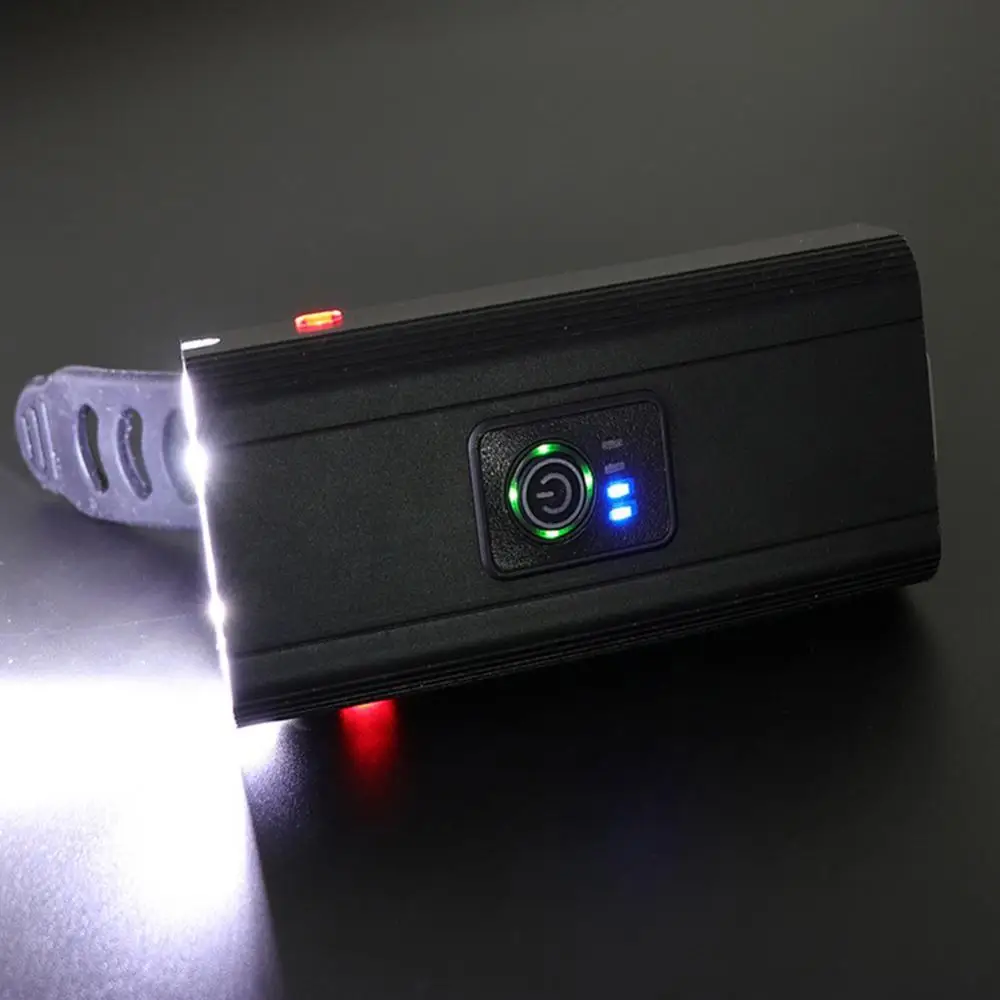 

Bicycle Light Headlight Highlight Waterproof 4000mah Usb Charging Mountain Bike Riding Light Bicycle Accessories