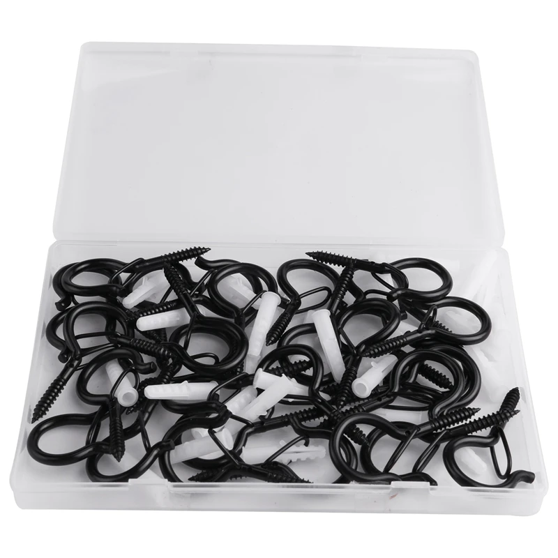 

30Pc Q-Hanger,40Lb Capacity Heavy Duty Screw-In Hooks Rust-Resistant Outdoor Light Clips Ceiling Hooks For String Lights