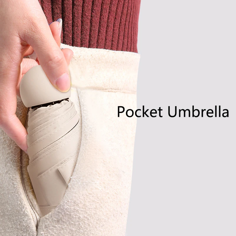 Mini Capsule Umbrella Light Sunny Rainy Umbrella Women Anti-UV Sunshade Umbrella Pocket Sunscreen Umbrella Portable Paraguas
