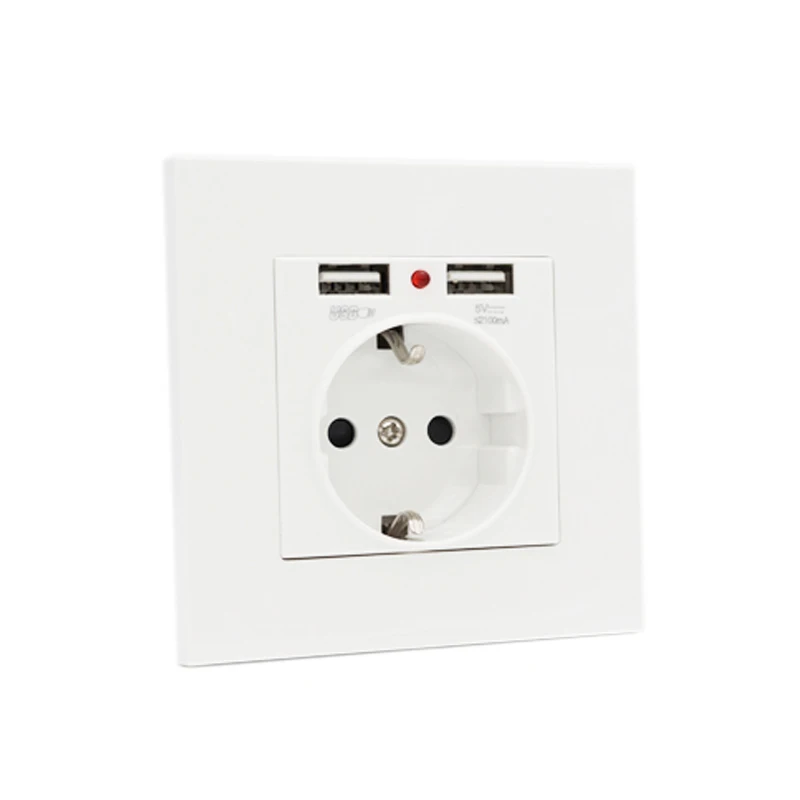 EU 16A Россия Польша Корея Испания Украина Европейская стандартная розетка два