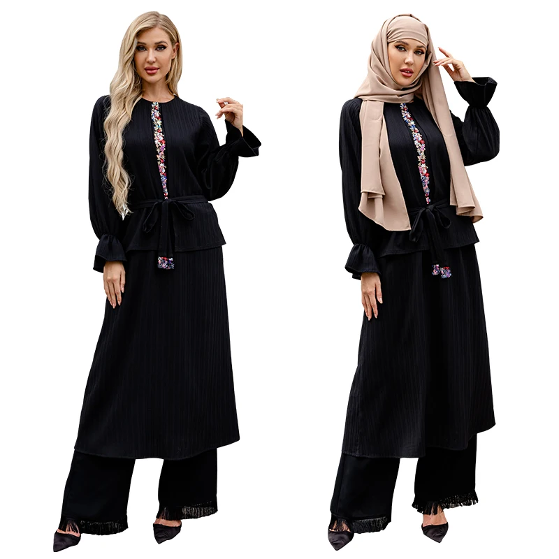 Hijab Muslim Dress Women Abaya Black Modest Dress African Dresses For Women Abaya Dubai Robe Femme Musulmane Ramadan