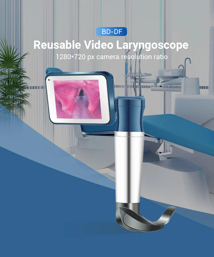 

Besdata 3.2 inch video laryngoscope reusable USB anesthesia video laryngoscope for all kinds of intubation
