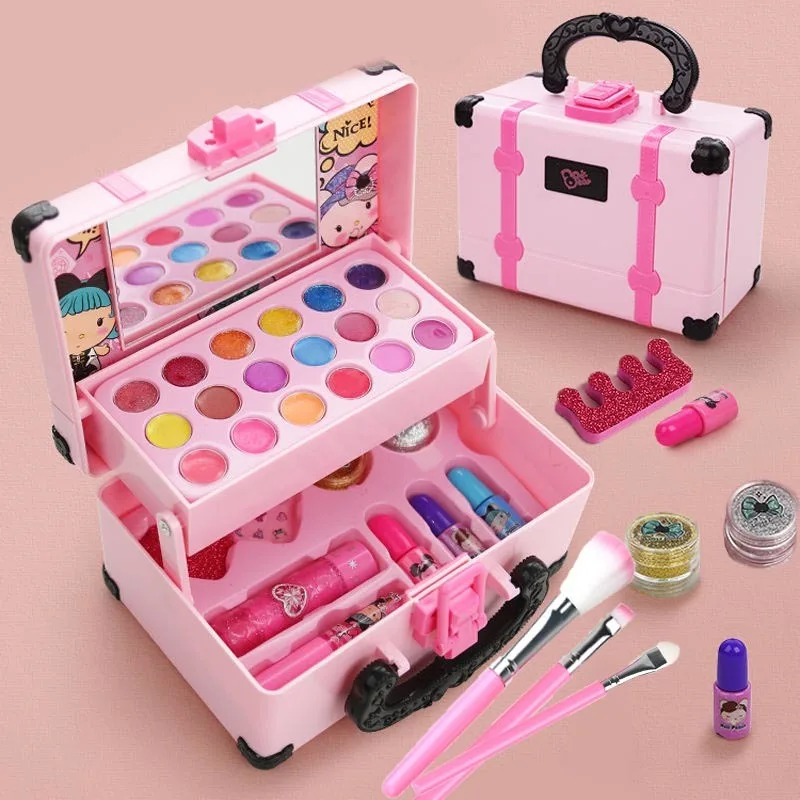 

Mini Toy Of Play House Children Makeup Set Cosmetic Simulation Pretend Play Toys Educational Toys Birthday Gift For Girls