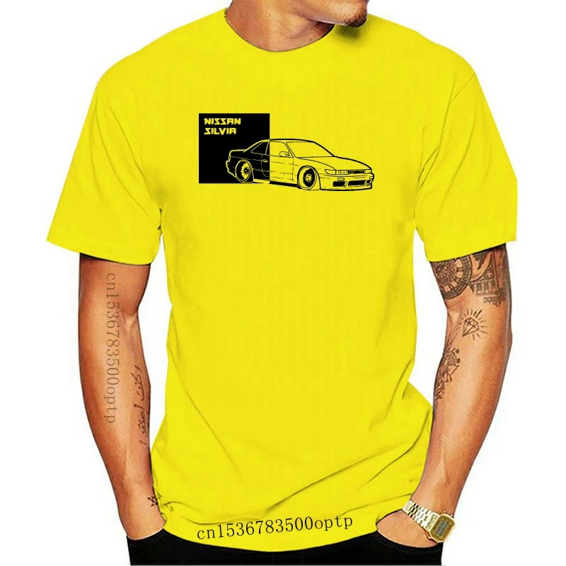 

Японская Классическая футболка с надписью автомобиля Silvia S13, новинка