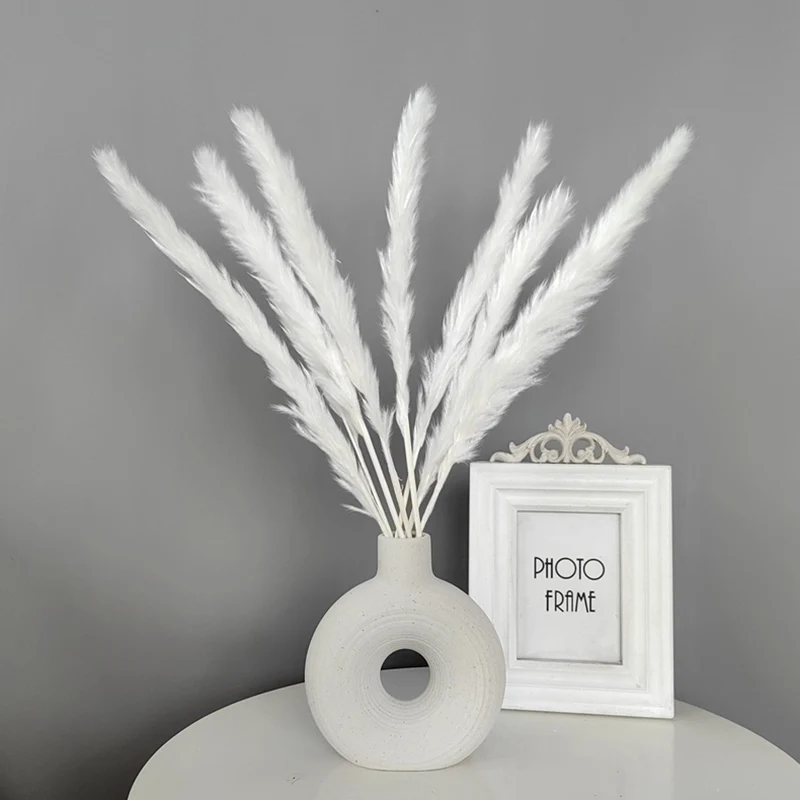 

Premium Dried Flowers Bouquet For Home Decoration Cotton Palm Eucalyptus Leaves Blossom Oat Branches Ornament Crafts