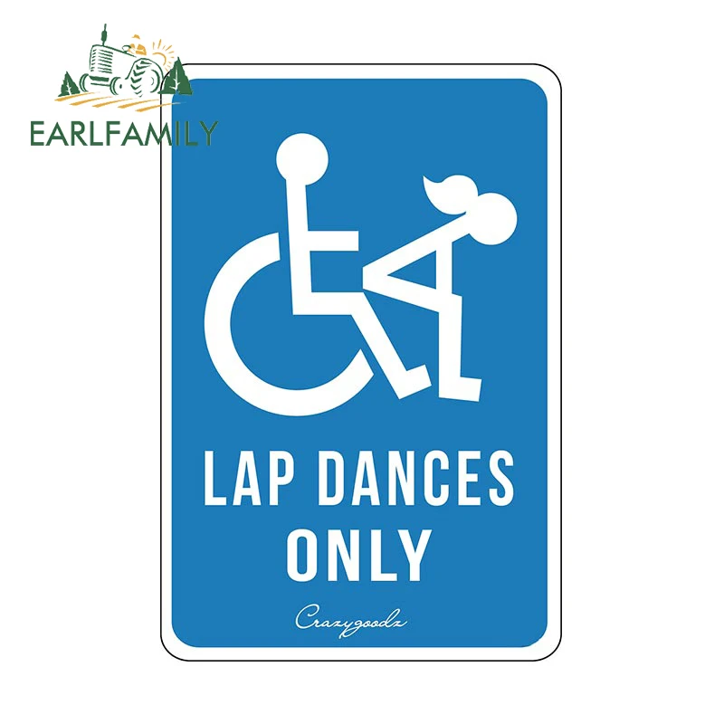 

EARLFAMILY интересные автомобильные наклейки для инвалидов 13 см х 8,7 см, доска для серфинга, холодильник, ветровое стекло, водонепроницаемая виниловая наклейка