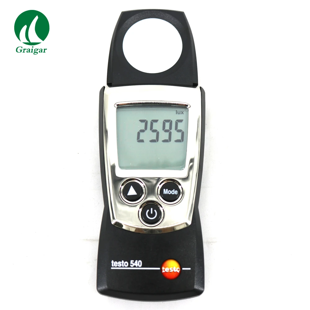

Карманный цифровой профессиональный тестер света Testo 540, удобный измеритель люкс от 0 до 99999 люкс