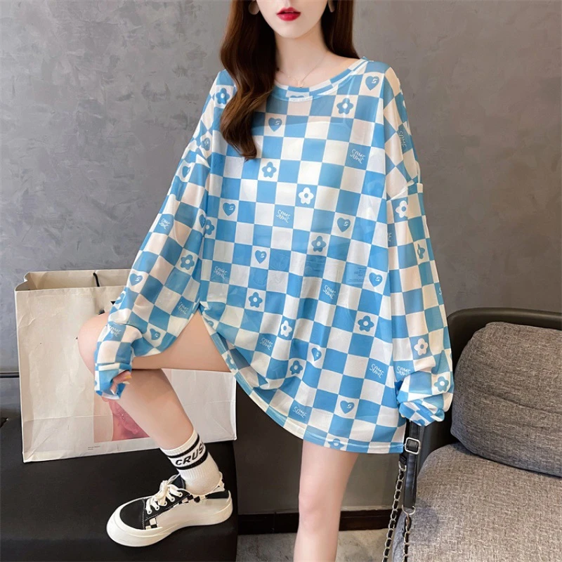 Костюм женский повседневный Весенняя Свободная блузка с длинным рукавом рубашка