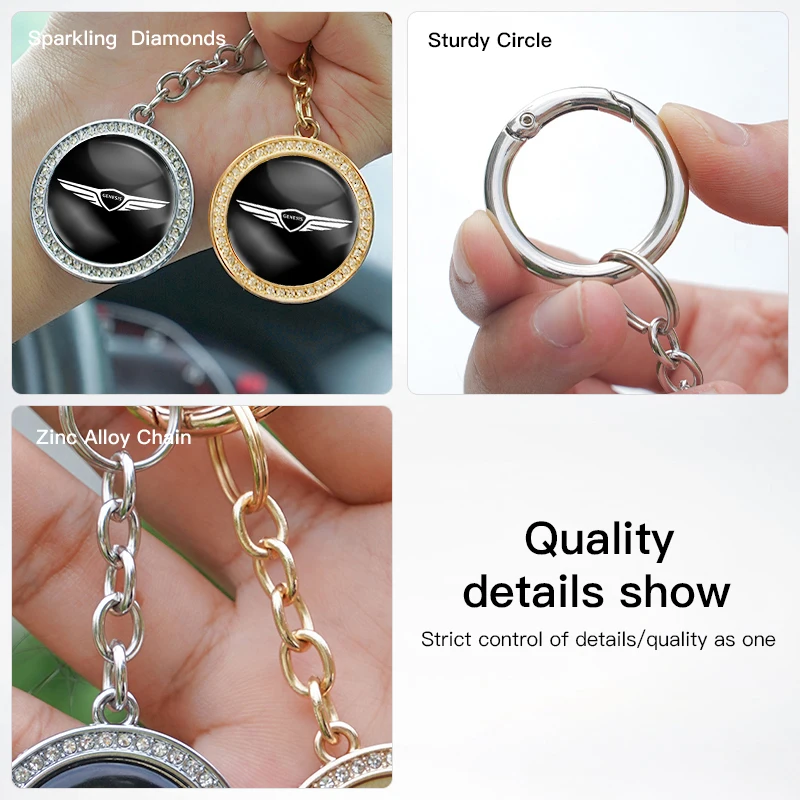 Модный брелок для автомобилей аксессуары ключей Genesis Essentia GV80 Neolun G70 G90 GV90 GV60 X G80 GV70