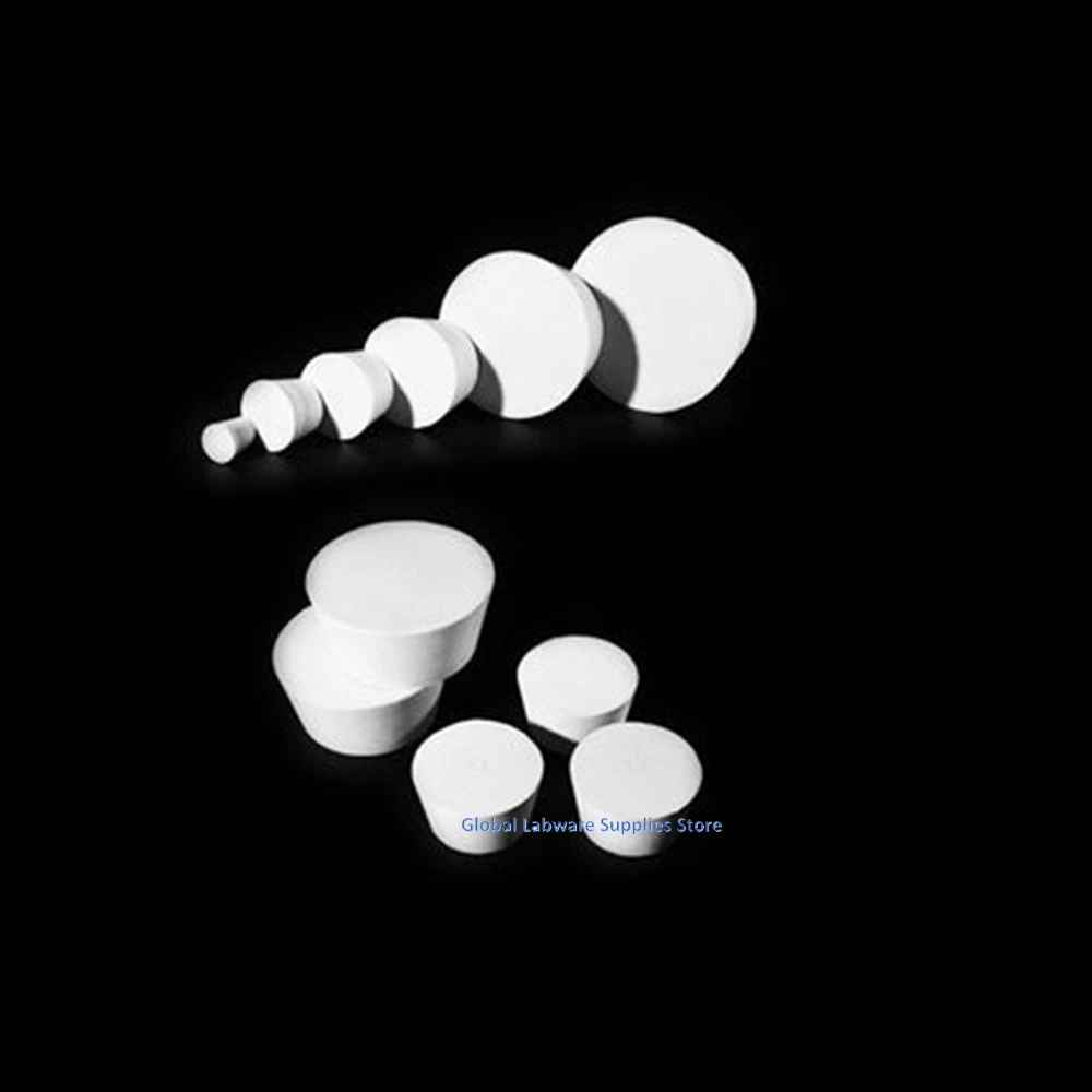 

10pcs/lot #4-#10 Rubber stopper, erlenmeyer flask plug bottle stopper, Test tube rubber cap