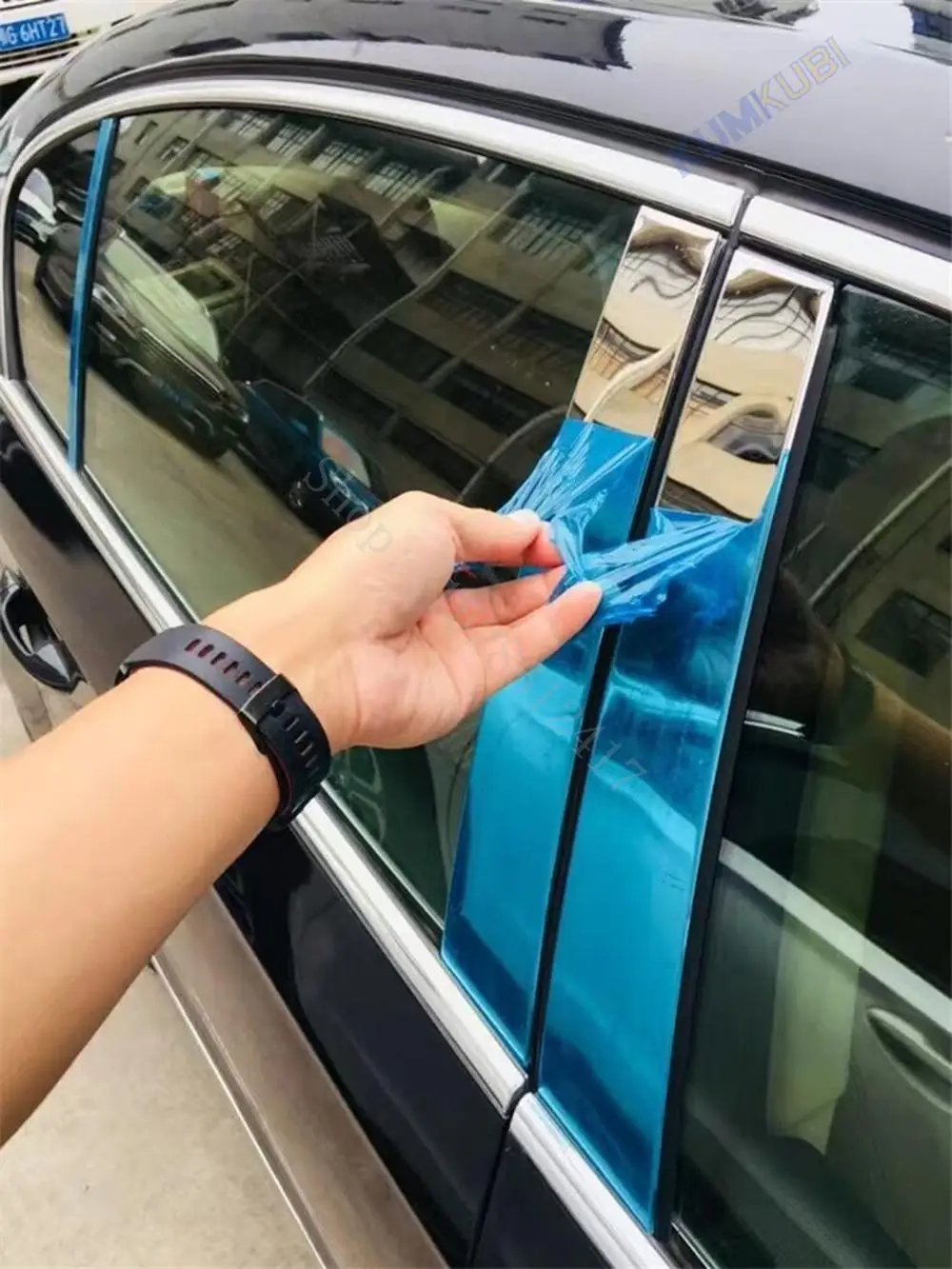 

For Volkswagen Passat B8 Accessories 2019-2022 Exterior Stainless Steel Window Middle Center Pillar Decorative Trim Car Styling