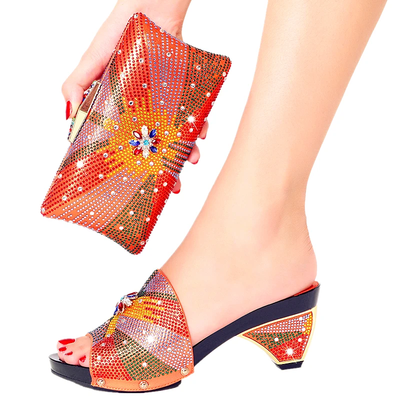 

Women's Summer Plus Size Shoe Bag Suit 2022 Italy New African Nigeria Suitable for Party Birthday Wedding