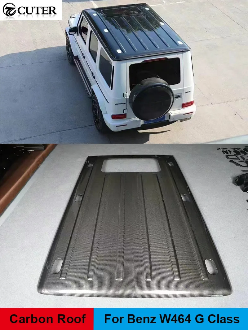 Фото W464 G Class G500 G63 G400d Сухая крышка из углеродного волокна для Mercedes Benz W464 G350 G63 Комплект кузова автомобиля 2019 №1