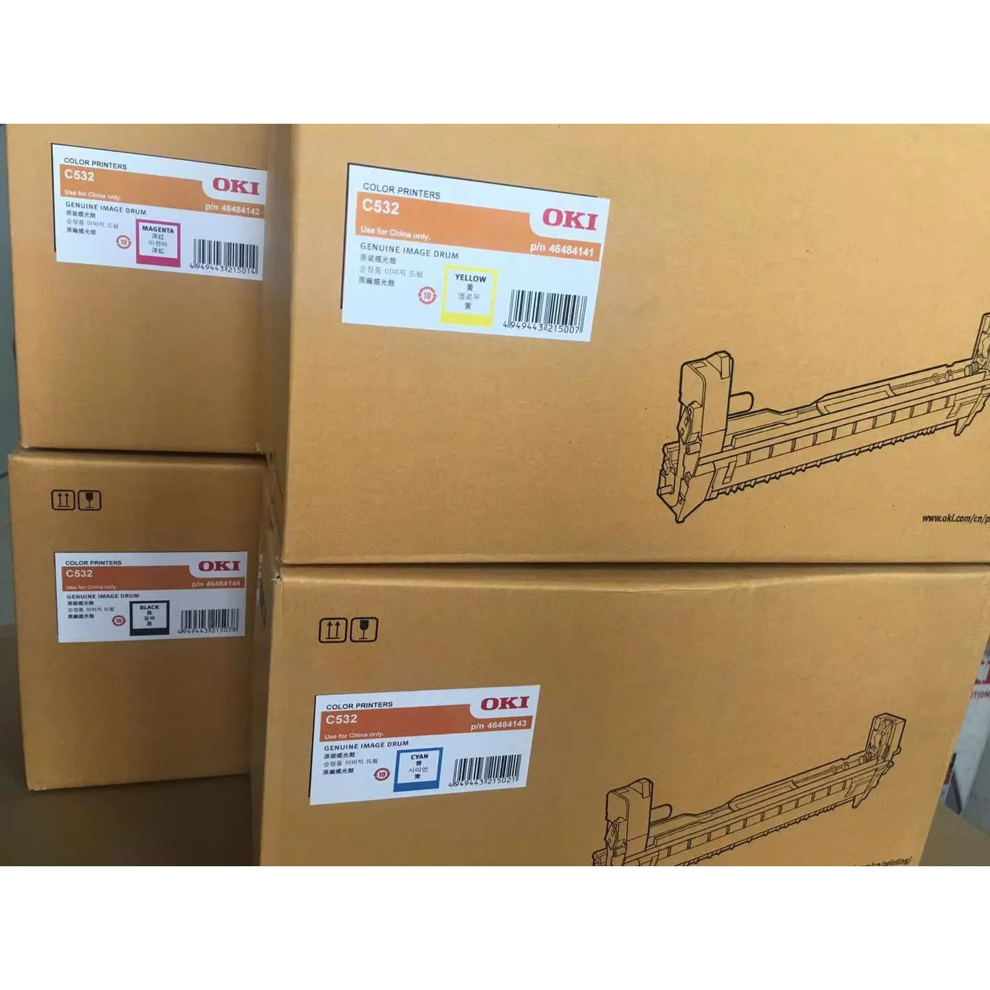 Оригинальный новый барабанный блок для OKI C532dn