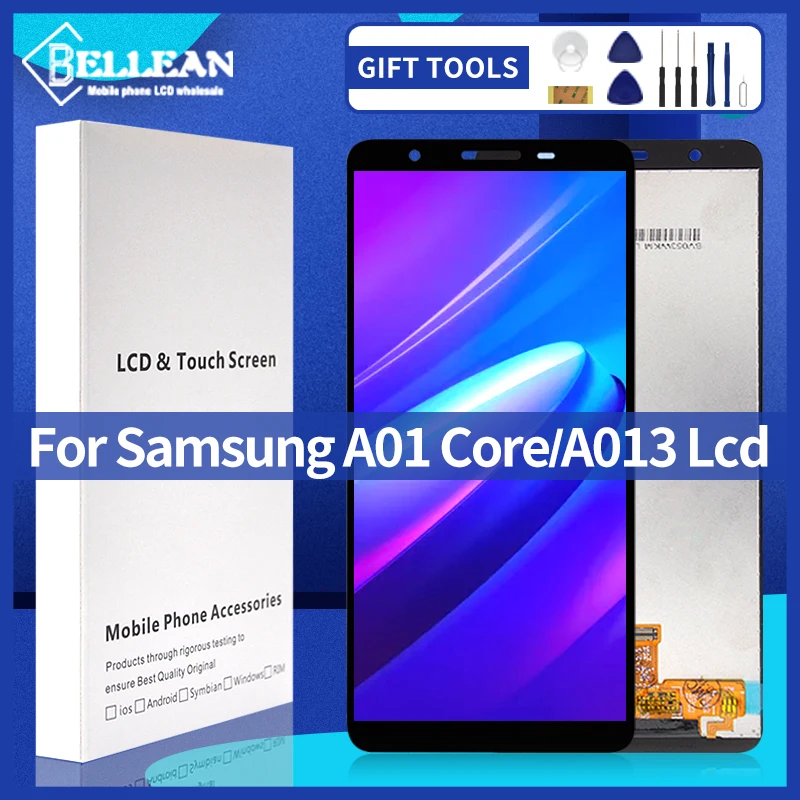 

Catteny Original 5.3'' For Samsung Galaxy A013 LCD A01 Core Display Touch Screen Digitizer Assembly With Frame