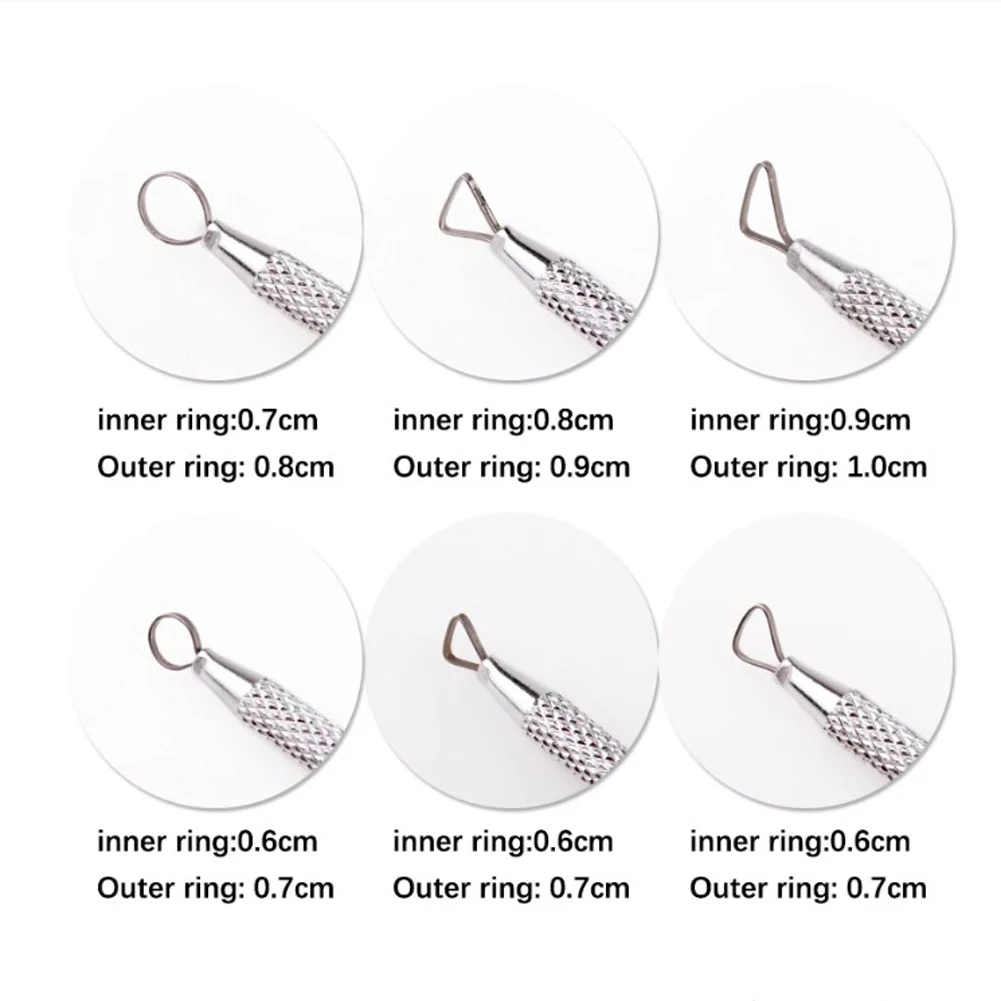 

6PCS Polymer Clay Tool Pottery Ceramic Ribbon Wax Carve Clay Sculpting Tool Clay Caving Scraper DIY Handicraf Modelling Tool