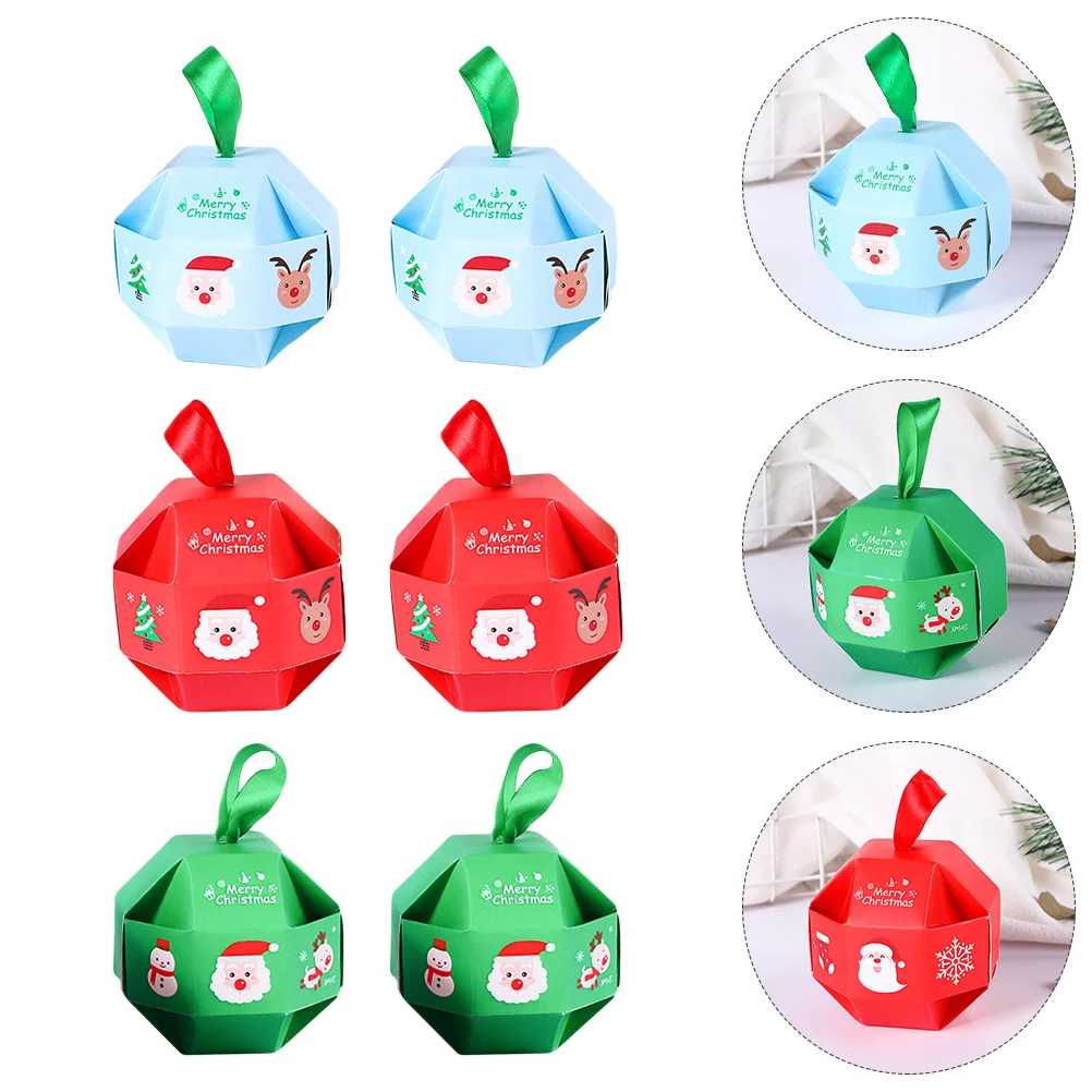 

30pcs Christmas Candy Containers Paper Candy Boxes for Decor (Assorted Color)