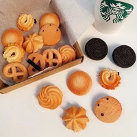 cookie hairpin woman girl simulation food hair clips creative dessert bangs clip funny exaggerated hair accessories headdress