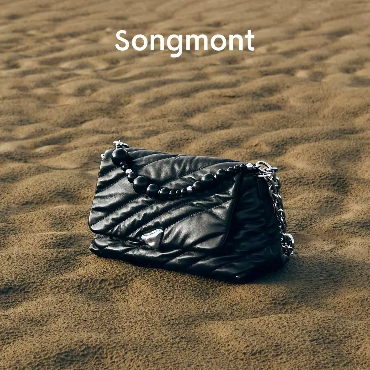 Фото Новая сумка-мессенджер Tanshi от Songmont, элитная женская сумка через плечо для торжественных мероприятий, деловая маленькая квадратная сумка из мягкой воловьей кожи. №1