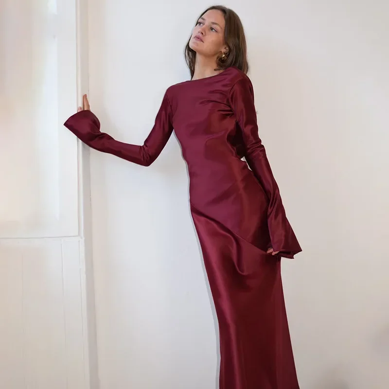 Женское атласное вечернее платье Abendkleider 2024 роскошное Soiree De Luxe роскошные платья с