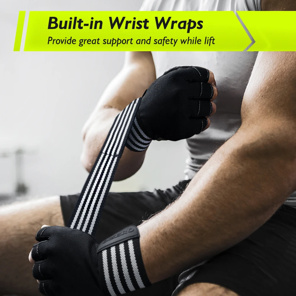 Перчатки OZERO для тяжелой атлетики спортивные перчатки тренажерного зала