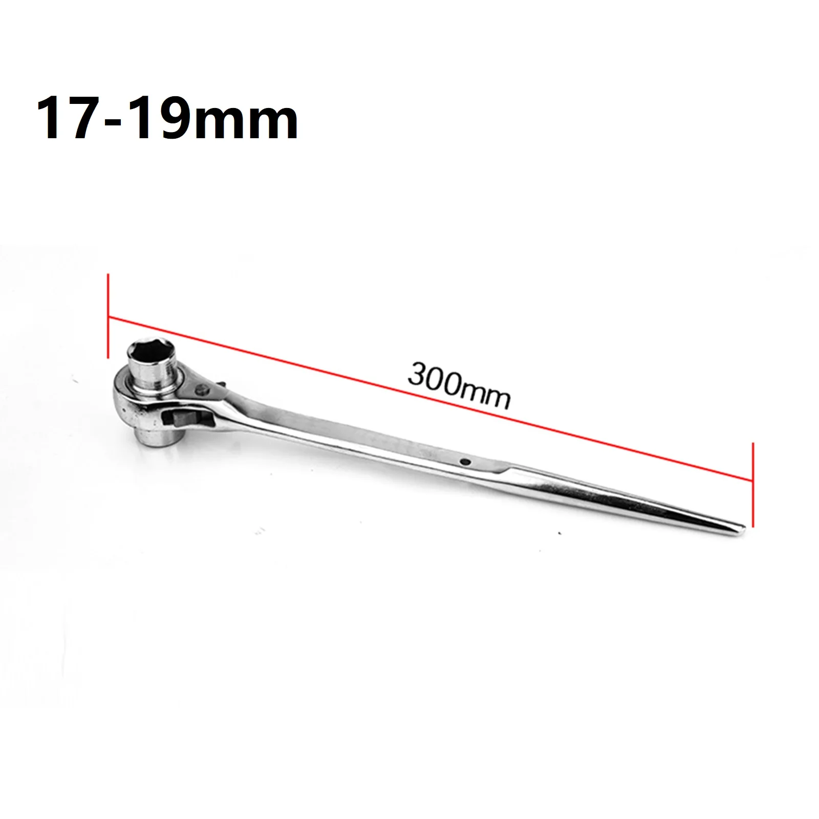 

Podger Spanner Ratchet Wrench 17-22mm Tool Universal Head Accessory Adapter Assembly Fitting Part Socket Wrenches