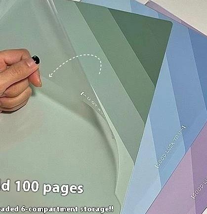 KOQZM Прозрачная многослойная папка А4