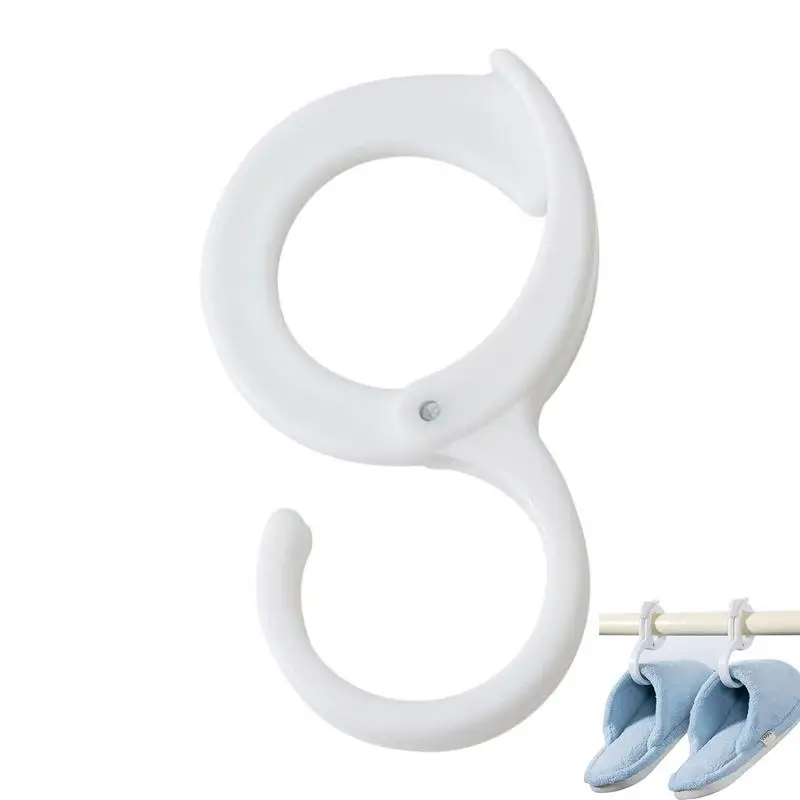 

High-quality PP S Shaped Hooks With Buckle Design Multi-purpose Hanging Storage Hook For Clothes Bags Hat Towel Hanging Hook
