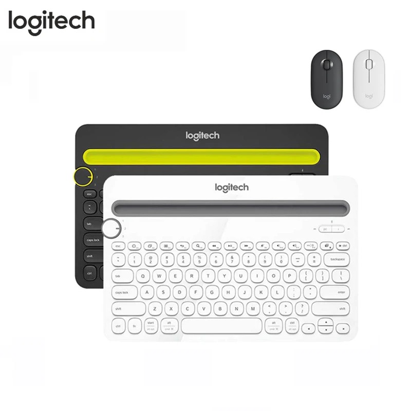 Mouse Set Multi-device Keyboard With Phone Holder Slot For W
