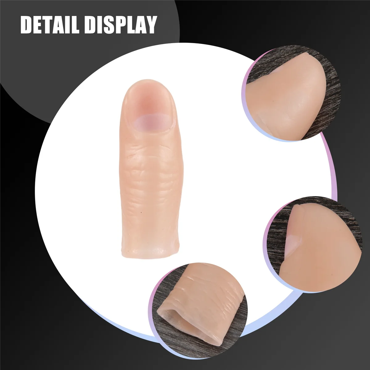 Мягкий кончик большого пальца поддельный волшебный трюк виниловая игрушка