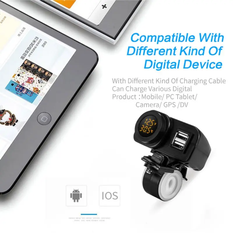 Автомобильная розетка для быстрой зарядки двойное зарядное устройство USB