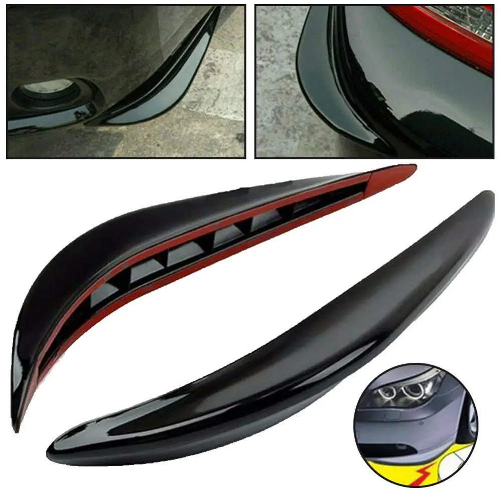 

2Pcs Auto Car Front Rear Bumper Corner Guard Cover Strip Anti-Scratch Protector Auto Exterior Parts Styling Mouldings
