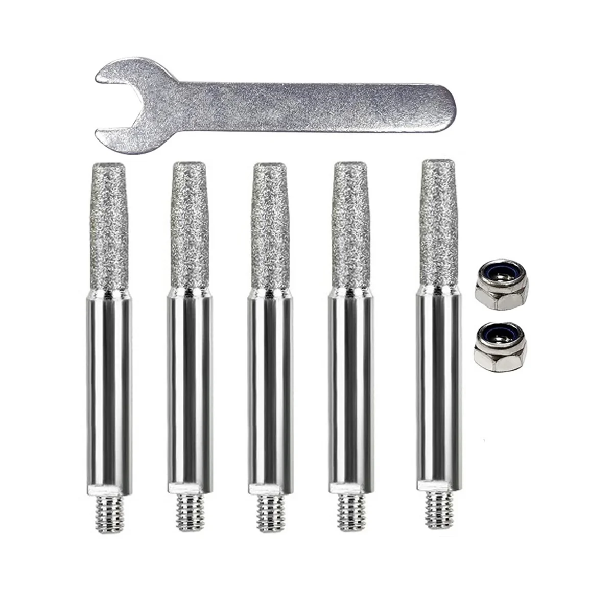 

Chainsaw Sharpener Parts Diamond Coated Cylindrical Burr 4.8Mm Grinding Head