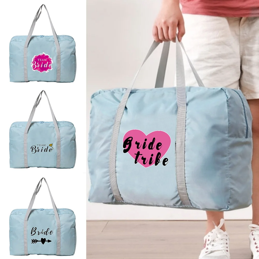 

New Nylon Foldable Travel Bag Women WaterProof Large Capacity Bag Travel Weekend Organizer Unisex Handbags Clothes Storage