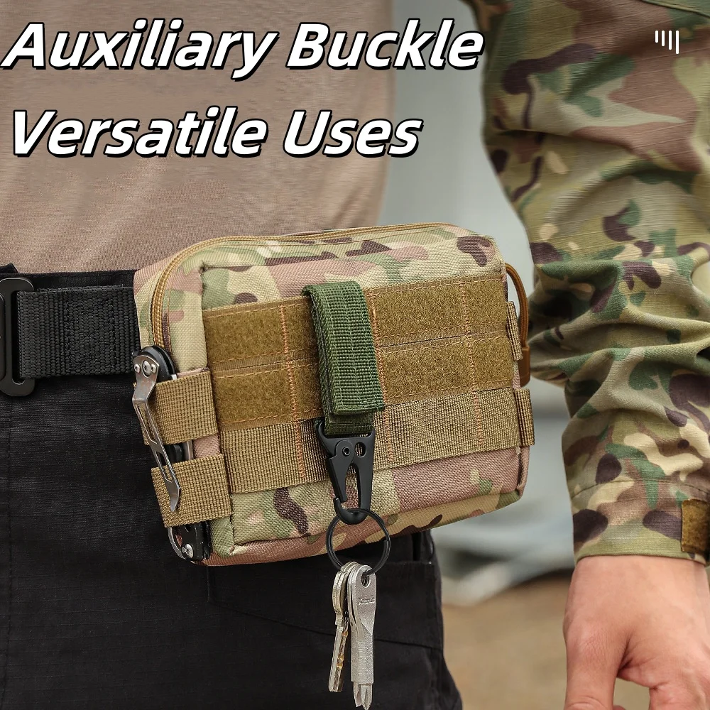 5 шт. высокопрочный нейлоновый крючок для ключей MOLLE универсальная подвесная