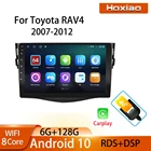 Автомагнитола на Android 10,0 для Toyota Rav 4 2005 2006-2007, мультимедийный видеоплеер с Bluetooth, DSP, GPS, Wi-Fi, Carplay