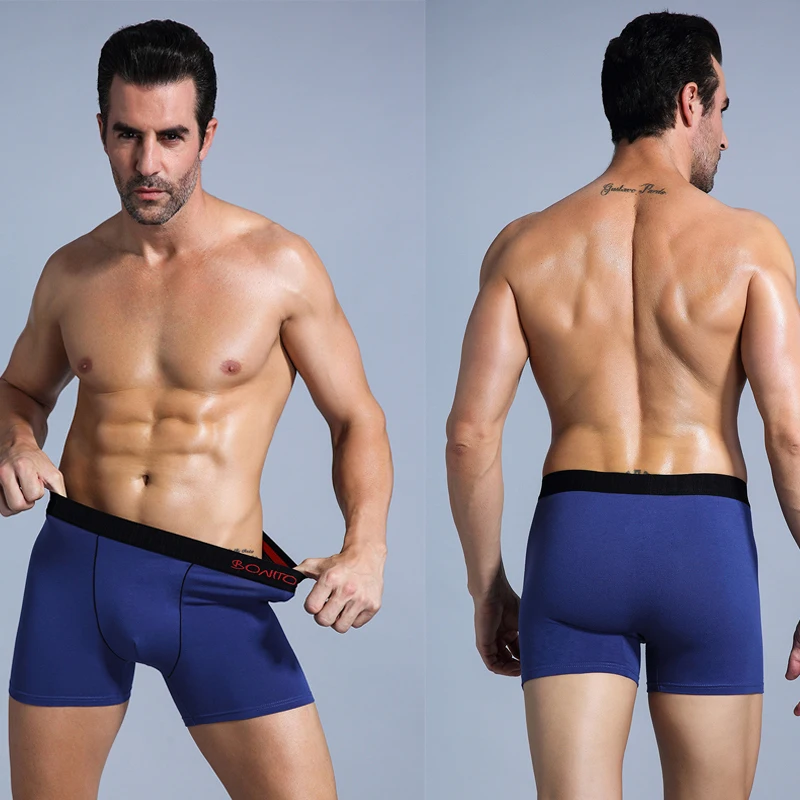 4pcs Boxers For Man Underwear Shorts Brand Men's Panties Sexy Mens Underpants Slip Cotton Male Boxershorts Homme Family Boxer