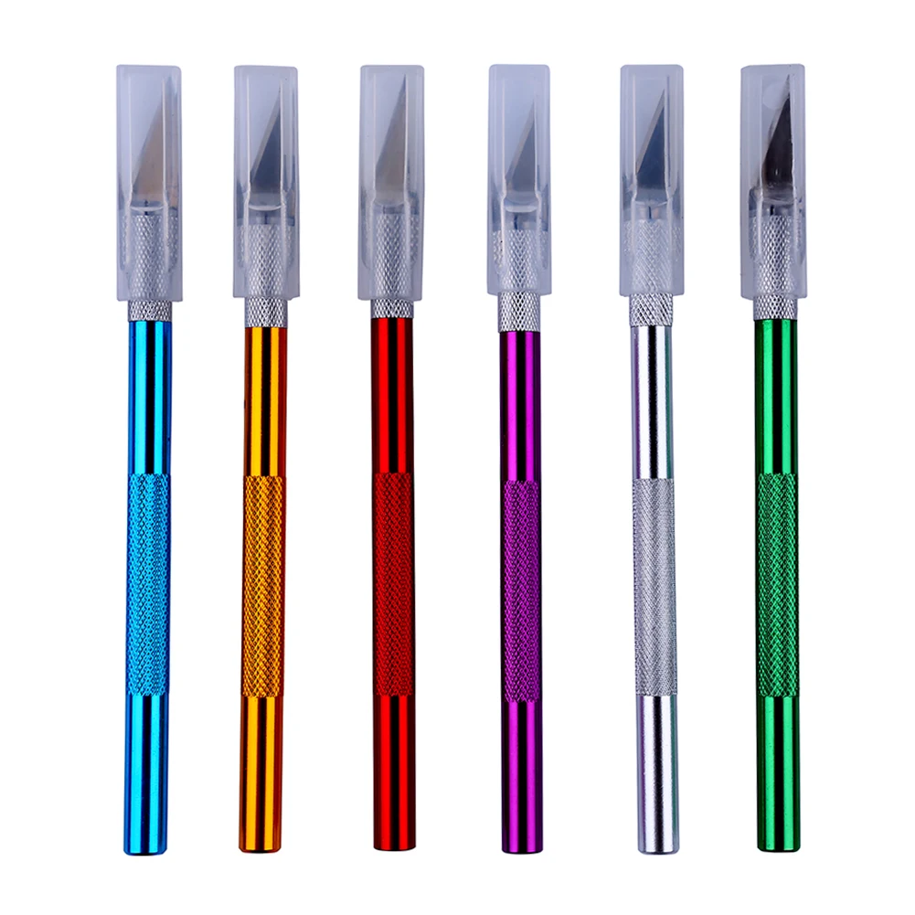 

10Pcs/Set Scalpel Stainless Steel Blades Carving Blade For DIY Crafts Wood Cardboard Plastic Cloth Cutting Hand Tools