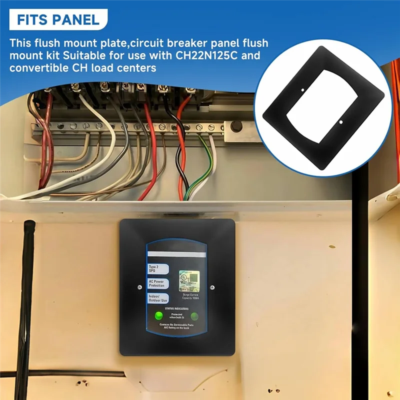 Фото MOPHE-для Eaton CHSPFMKIT, комплект защиты от перенапряжения для всего дома, комплект для скрытого монтажа, для CHSPT2ULTRA CHSPT2MAX, крышки для электрических панелей №1