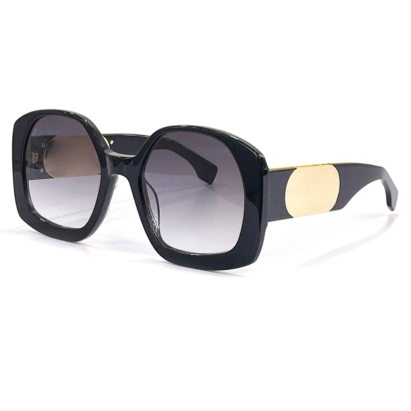 

Trends Square Sunglasses Women Vintage Black Brand Designer Sunglass Female Oversized Popular Sun Glasses Eyewear Shades UV400