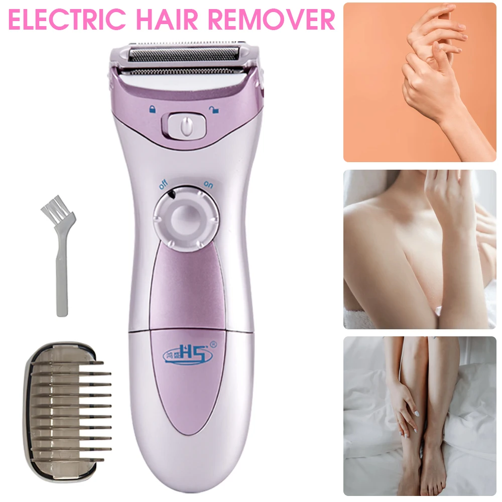

Women Shaver Electric Hair Remover Bikini Legs Underarm Body Face Epilator Wet Dry Washable Painless Shaving Trimmer Female Care