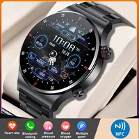 2022 new bluetooth call smart watch men sports fitness tracker waterproof hd screen ecgppg smartwatch for huawei xiaomi phone