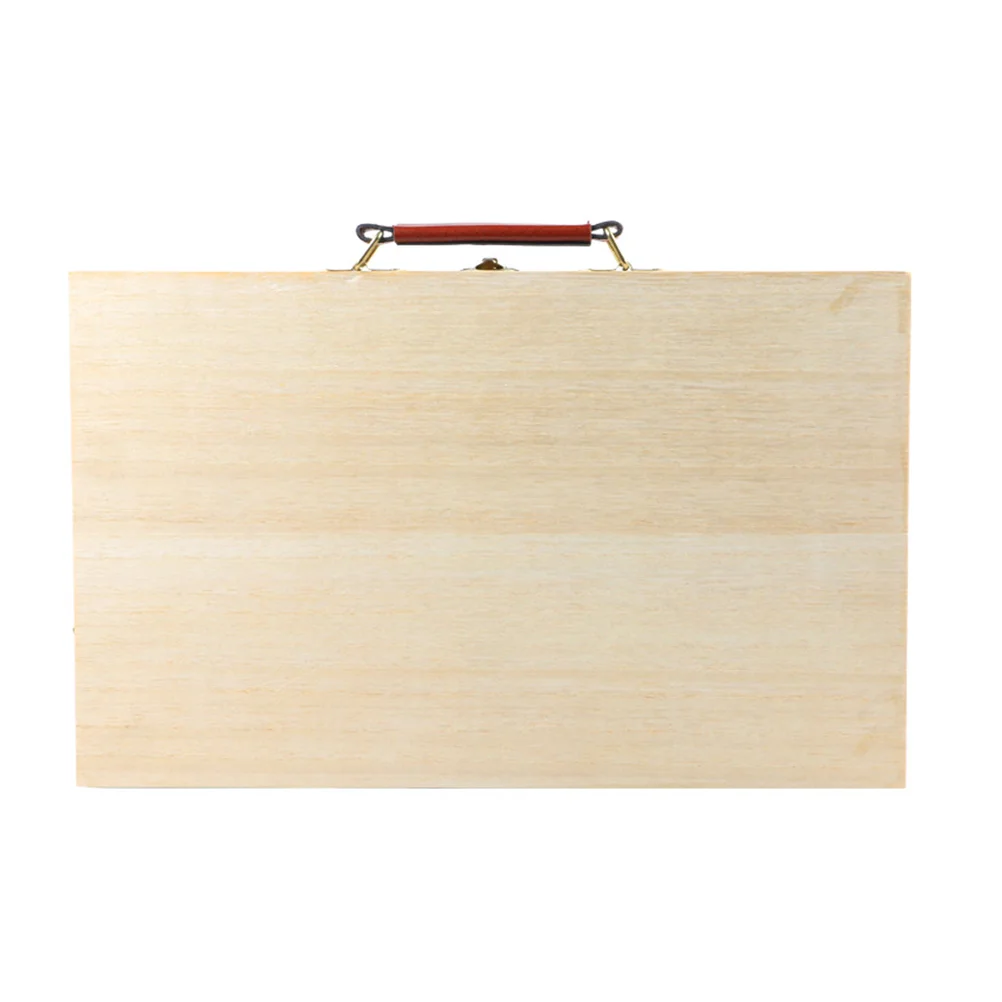 

Containers Drawing Accessory Wooden Case Pigment Empty Container Pencils Storage